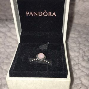 Pandora (October) birthstone ring